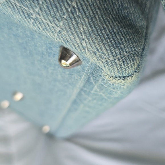 Denim Cannage Large Lady Dior Light blue - Picture 12 of 16